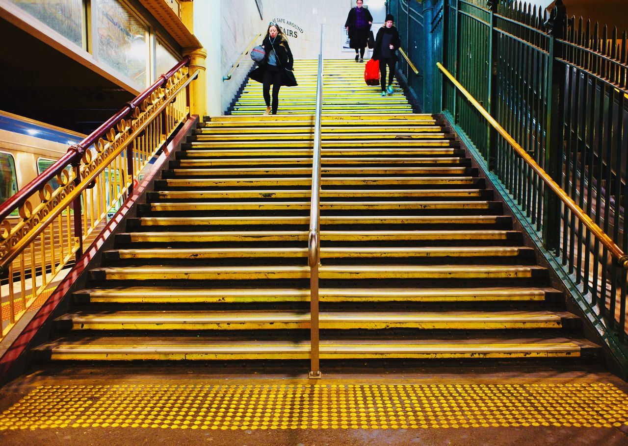 PEOPLE WALKING STAIRS