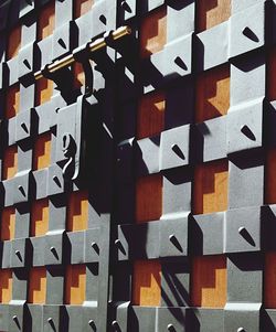 Full frame shot of patterned wall