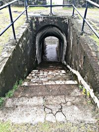 Archway of bridge