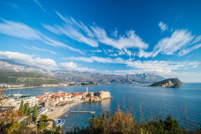 The old town of budva in montenegro