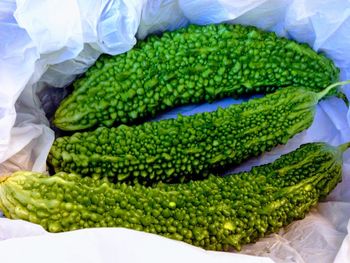 High angle view of vegetables