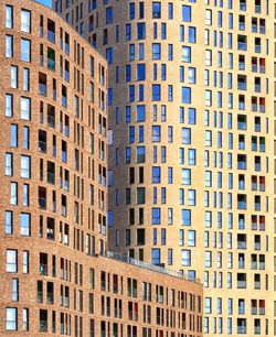 Low angle view of modern building in city