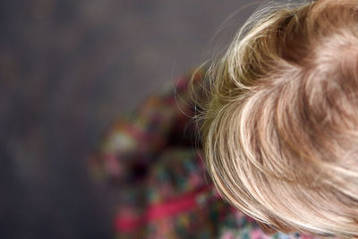 Close-up portrait of woman