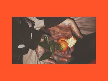 Directly above shot of cake