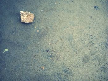 Close-up of sand on beach