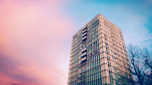 Low angle view of modern building