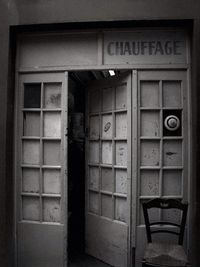 Closed door
