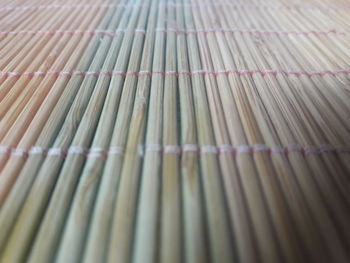 Full frame shot of bamboo mat