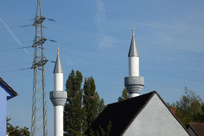 Low angle view of building against sky