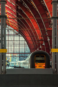 Train at antwerp central station