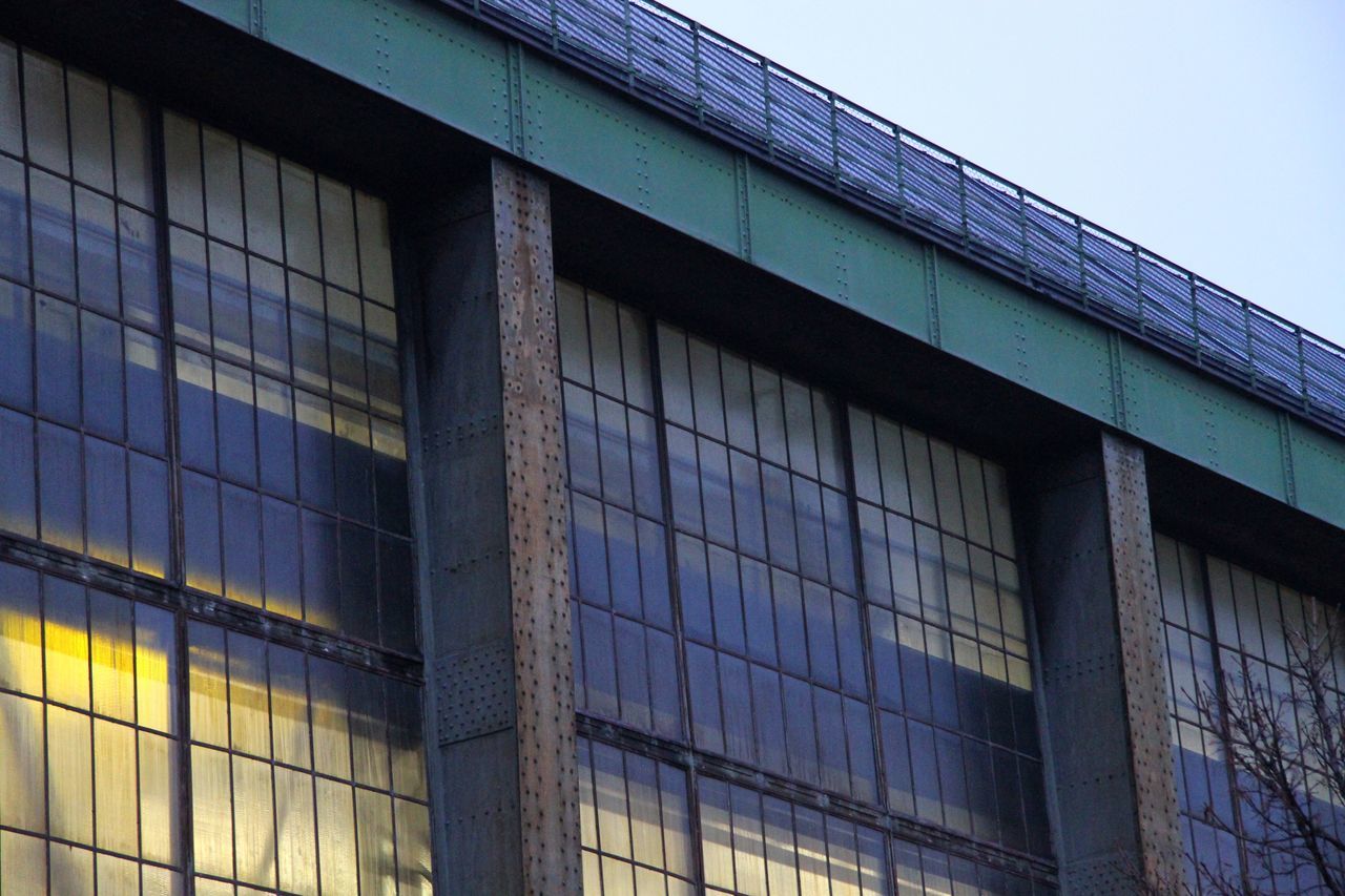 architecture, built structure, building exterior, no people, low angle view, outdoors, day, city, modern, office block