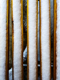 Full frame shot of wet metal