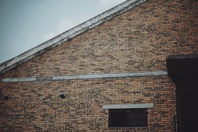 Low angle view of building against sky