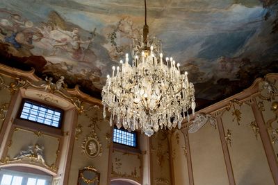 Low angle view of ceiling