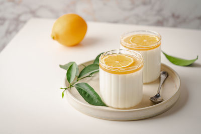 Close-up of drink on table