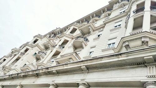 Low angle view of historical building