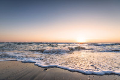 Beautiful sunrise over the sea.