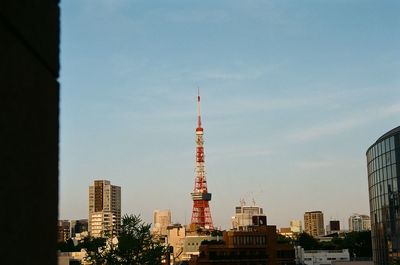 Low angle view of buildings against sky