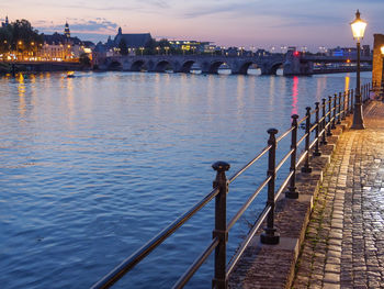 Maastricht and the river maas