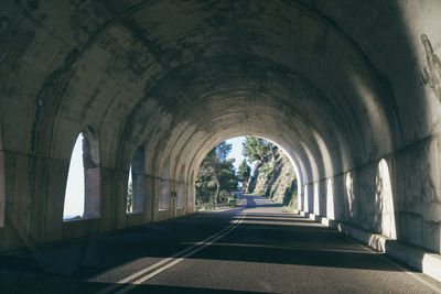 Archway of road