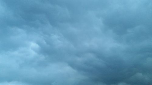 Low angle view of storm clouds in sky