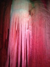 Detail shot of pink wall