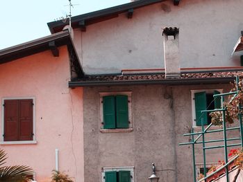 Low angle view of building against sky