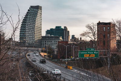 Buildings in city