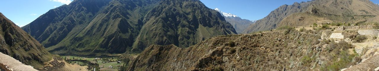 Scenic view of mountains