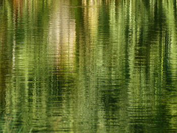 Full frame shot of rippled lake