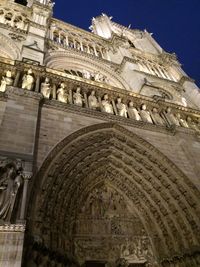 Low angle view of church