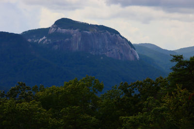 Scenic view of caesars head rock