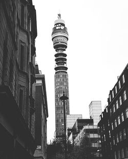 Low angle view of skyscrapers