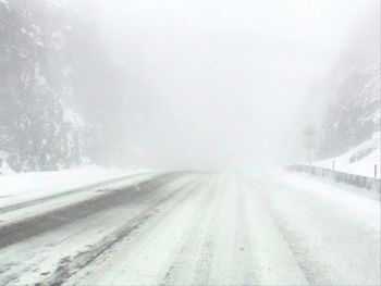 Snow covered landscape