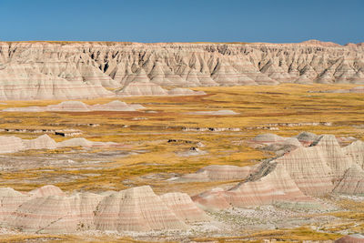 Scenic view of rock formations