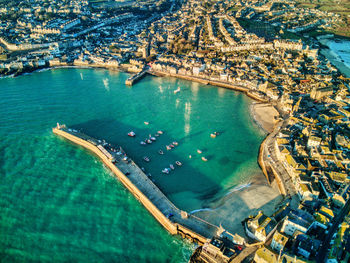 St ives harbour in cornwall