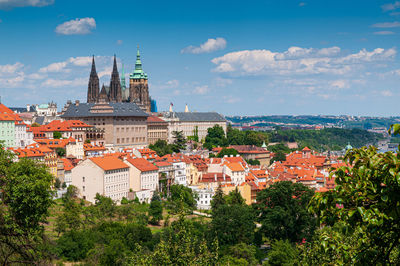 View of buildings in city