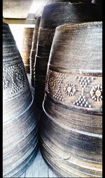 Close-up of shoes on floor