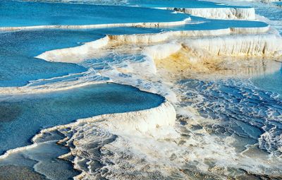 Scenic view of pamukkale