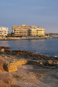 Buildings at waterfront