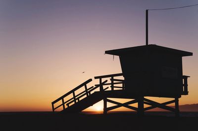 View of sea at sunset