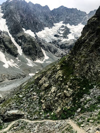 Scenic view of mountains