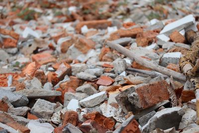 Full frame shot of stones