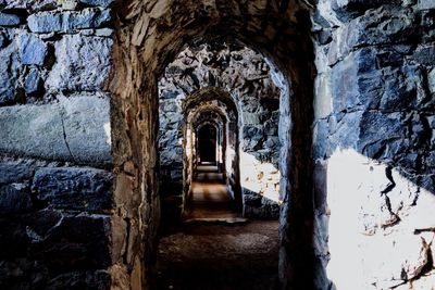 Archway of old building