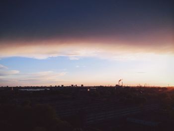 Cityscape at sunset