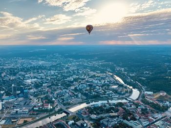 Gorgeous panoramic view of vilnius