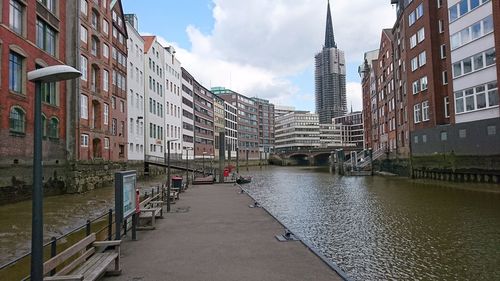 Panoramic view of city against sky