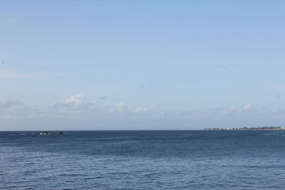 Scenic view of sea and sky