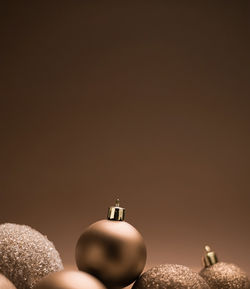 Close-up of christmas decorations
