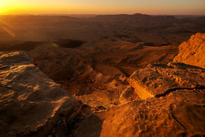 Aerial view of landscape